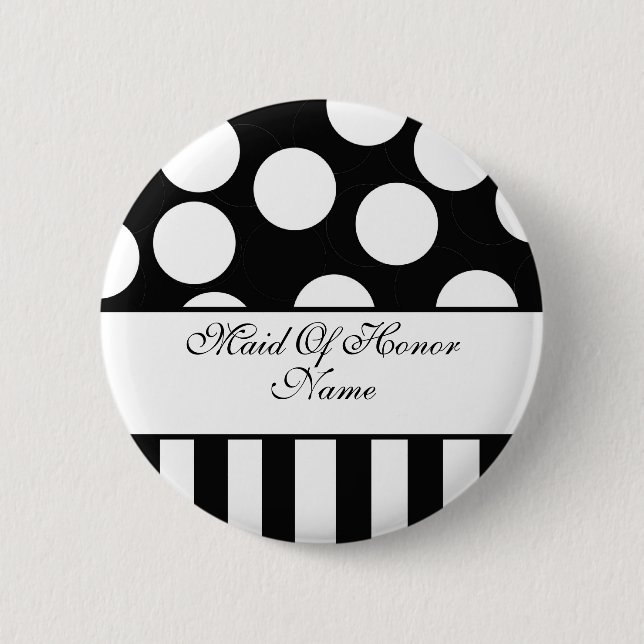 Maid Of Honour Button (Front)