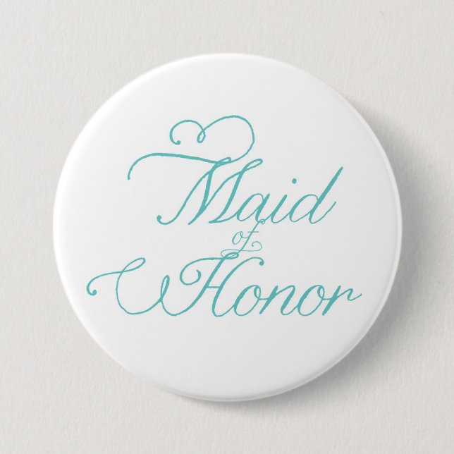 Maid of Honour Button (Front)