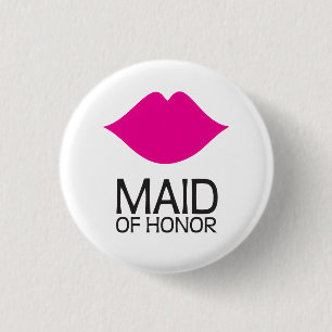 Maid of Honour Button