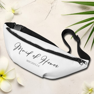 Maid of Honour Chic Customisable Bachelorette Part Bum Bags
