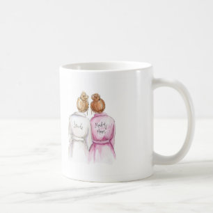 Maid of Honour? Dk Bl Bun Bride Redhead Bun Maid Coffee Mug