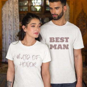 Maid of Honour Dusty Burgundy  T-Shirt
