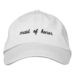 Maid of Honour Embroidered Hat