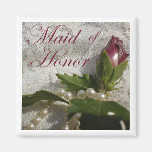 Maid of Honour Favour Magnet