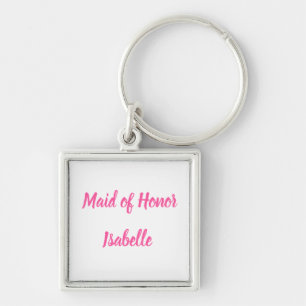 Maid of Honour Gifts Custom Name Gifts Wedding  Ke Key Ring
