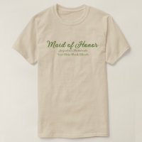Maid of Honour Green Beige Wedding Party Outfit