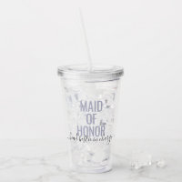 Maid of Honour HBIC Bestie in Charge Custom Name