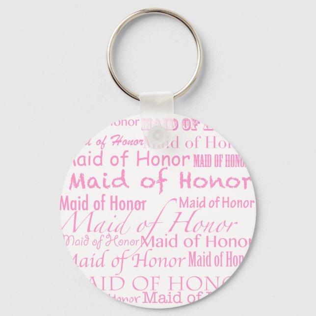Maid of honour key ring (Front)