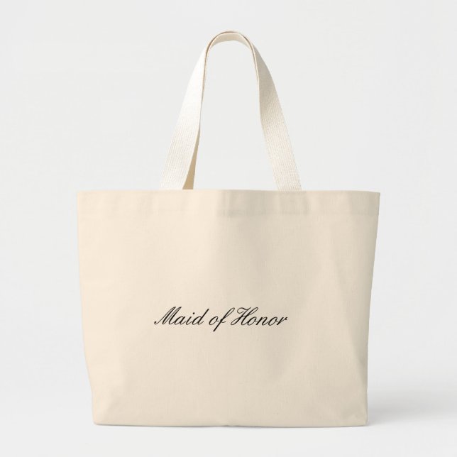 Maid of Honour Large Tote Bag (Front)