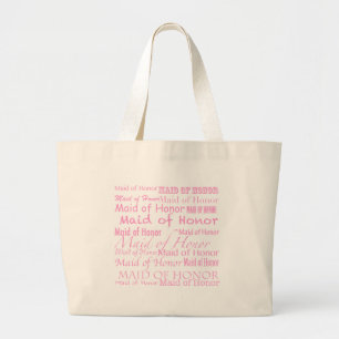Maid of honour large tote bag