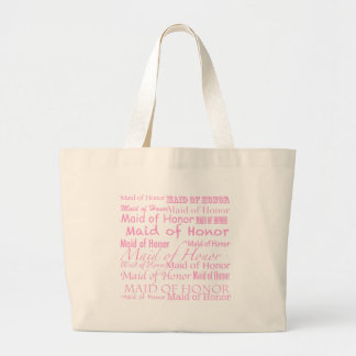 Maid of honour large tote bag