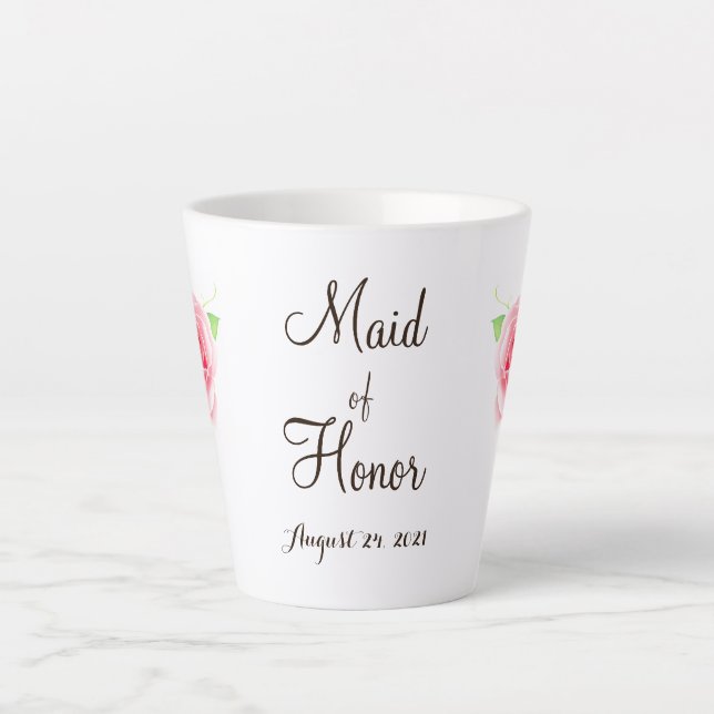 Maid of Honour Latte Mug (Front)