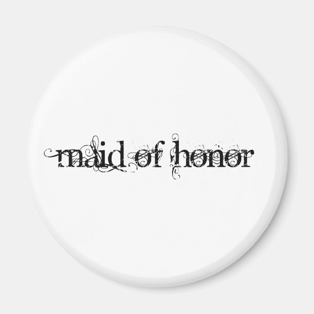 Maid of Honour Magnet (Front)
