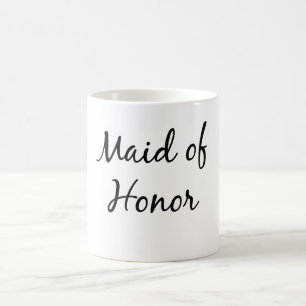 Maid of honour mug