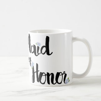 Maid of Honour Mug - Purple Hydrangeas