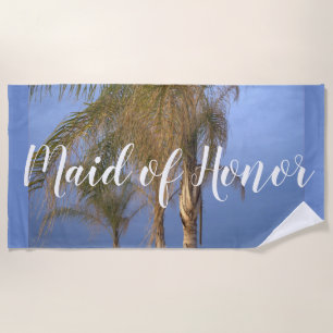 Maid of Honour Palm Trees Beach Towel