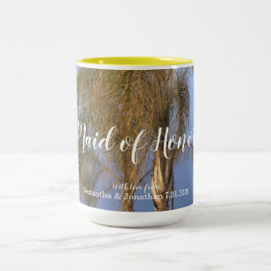 Maid of Honour Palm Trees Personalised Mugs