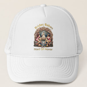 Maid of Honour Pride in a Bridal Party Themed  Trucker Hat