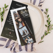 Maid of Honour Proposal Card with 4-Photo Collage