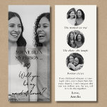 Maid of Honour Proposal Photo Memory Collage Save The Date<br><div class="desc">Ask your best friend to be your maid of honour with this heartfelt photo card. Featuring a full-size photo on the front and a customisable memory collage on the back,  it’s the perfect keepsake for celebrating your journey together.</div>
