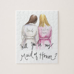 Maid of Honour? Puzzle Br Long Bride Bl Long Maid