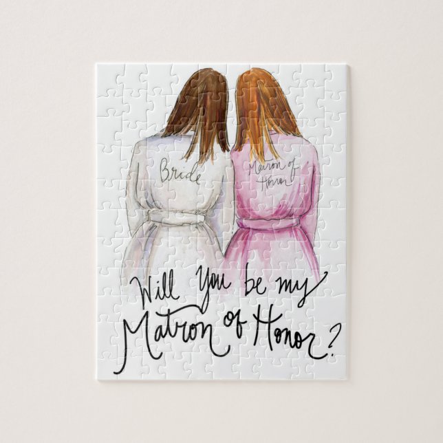 Maid of Honour? Puzzle Br Long Bride R Long Maid (Vertical)