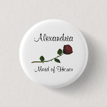 "Maid of Honour" - Red Long Stemmed Rose [a2]