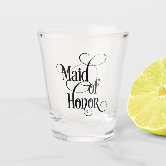 Maid of Honour Shot Glass (Front)