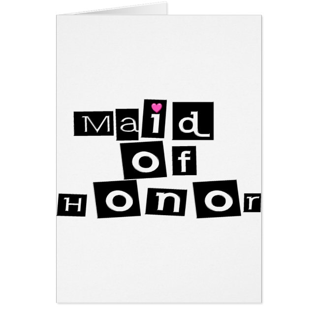 Maid of Honour (Sq Blk) (Front)