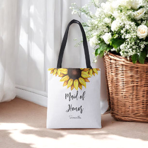 Maid of Honour Sunflower Wedding    Tote Bag