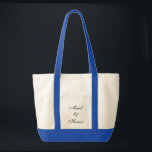 Maid of Honour Tote<br><div class="desc">Tote bag shown in natural/royal blue with text; Maid of Honour. Customise this item or buy as is.</div>