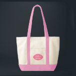 Maid of Honour Tote Bag<br><div class="desc">This tote bag is shown in natural and pink with a maid of honour print. 
Customise this bag or buy as is.</div>