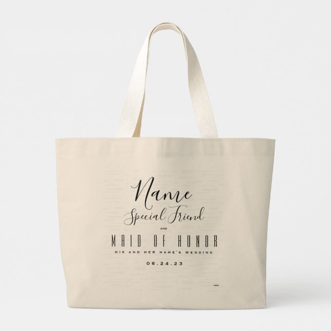 Maid of Honour Tote Bag - HAMbyWG (Back)