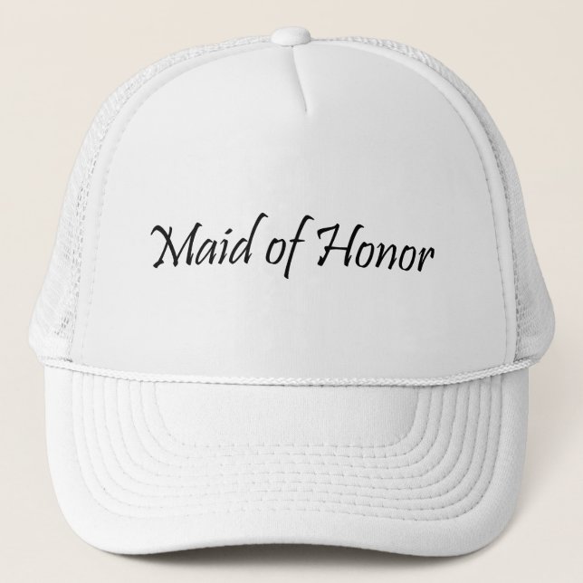 Maid of Honour Trucker Hat (Front)