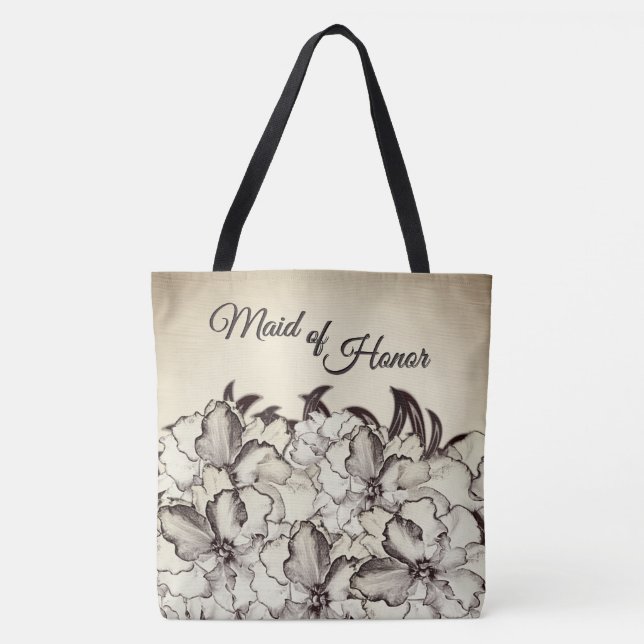 Maid of Honour  Vintage Tote Bag (Front)