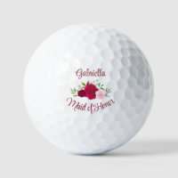 Maid of Honour Wedding Favour Magenta & Pink Roses