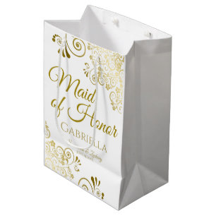Maid of Honour Wedding Gift Bag - Medium