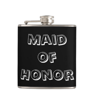 Maid of Honour   Wedding Hip Flask