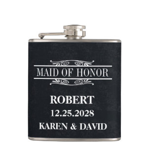 Maid of Honour Wedding Hip Flask