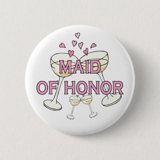 Maid of Honour Wedding ID Button