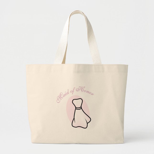 Maid of Honour Wedding Tote Handbag (Front)