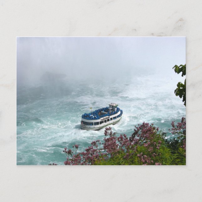 Maid of the Mist Boat at Niagara Falls, Postcard (Front)
