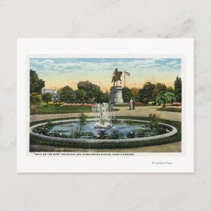 Maid of the Mist Fountain, Washington Statue Postcard