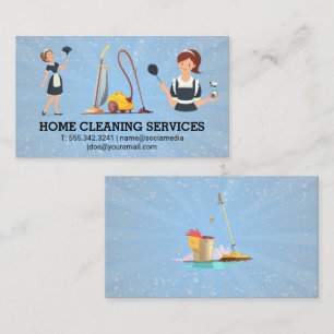 Maid   Vacuums Business Card