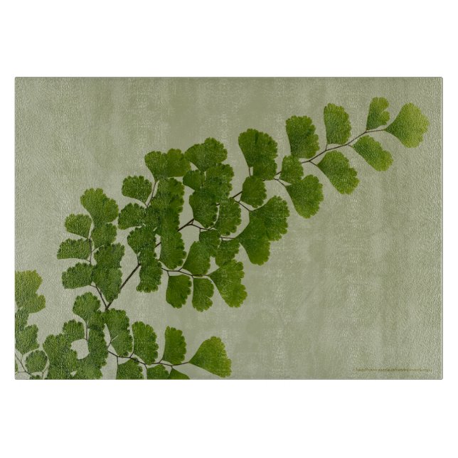 Maiden Hair Fern Frond Cutting Board (Front)