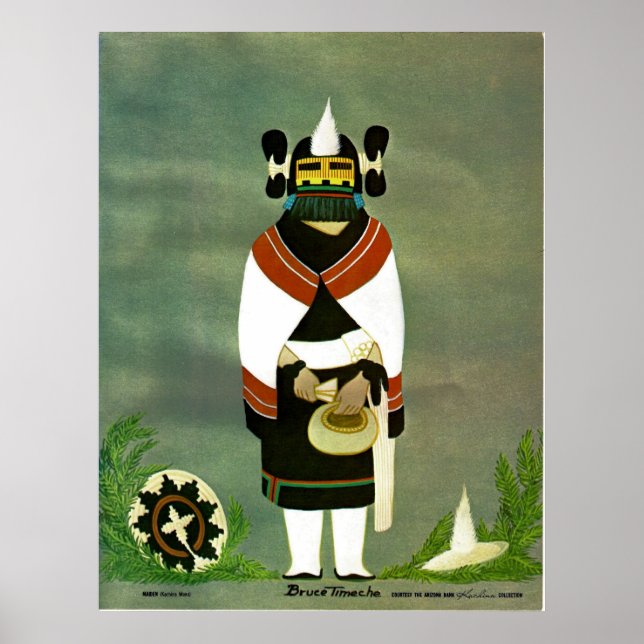"Maiden" kachina print (Front)