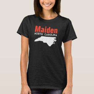 Maiden North Carolina USA State America Travel T-Shirt