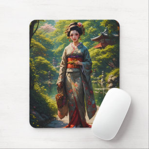 Maiden of the Green Garden Mouse Mat