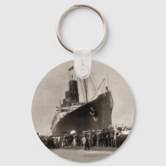 Maiden Voyage of RMS Lusitania, 13 Septemeber 1907 Key Ring