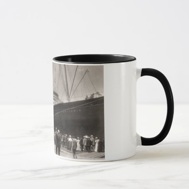 Maiden Voyage of RMS Lusitania, 13 Septemeber 1907 Mug (Right)